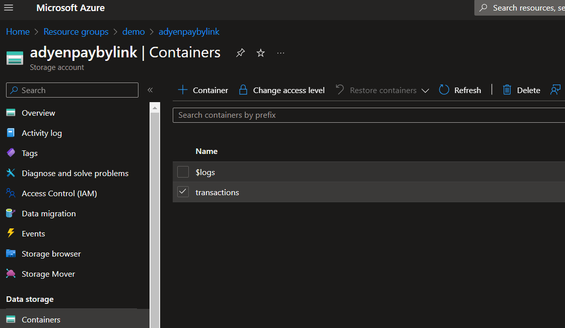 Azure Blob