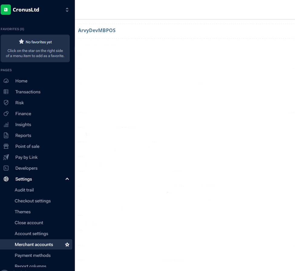 Merchant Account