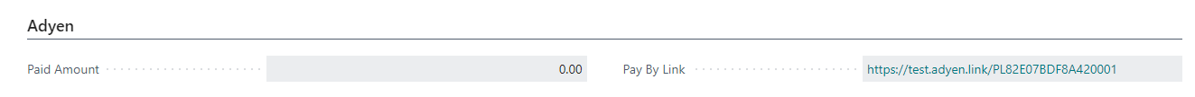 Pay By Link Tab