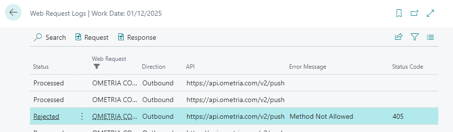Web Request Logs